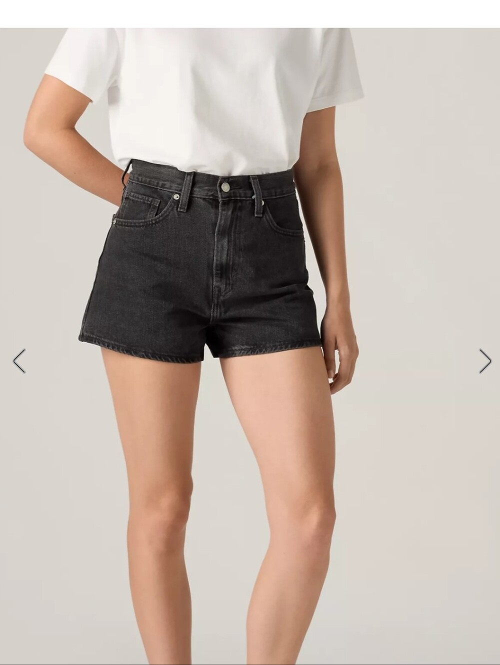 Levi's High Rise Mom Shorts - Picture 2 of 6